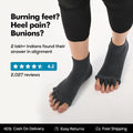 2x ToeFlex - Feet Alignment Socks + 1x Foam Sock (FREE)